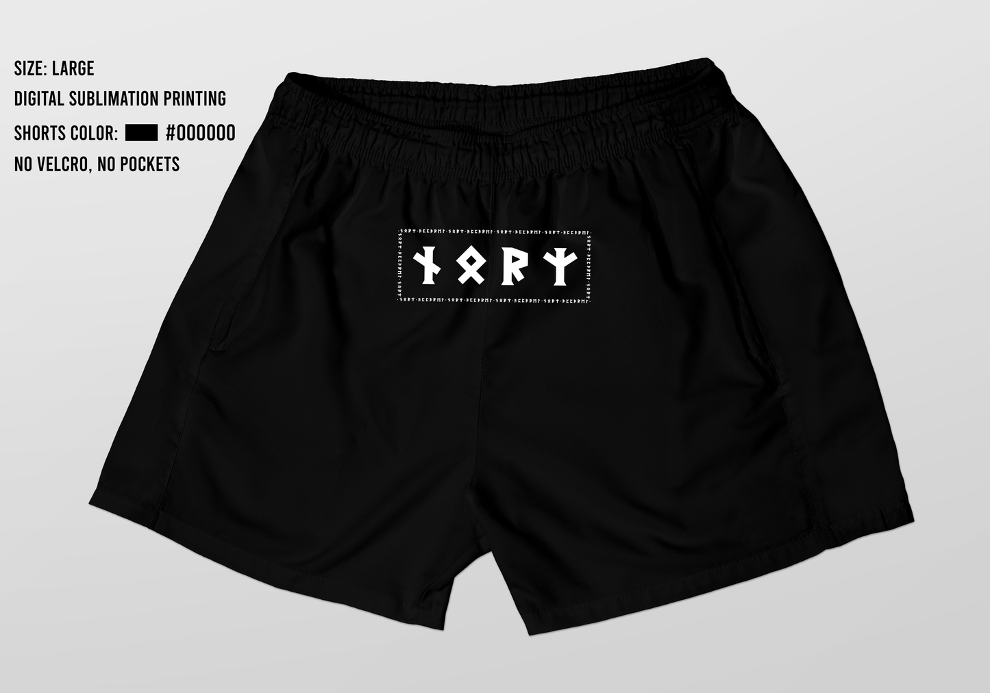 NORZ X STARK Comp Shorts Midcut - Black - PREORDER