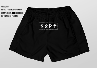 NORZ X STARK Comp Shorts Midcut - Black - PREORDER