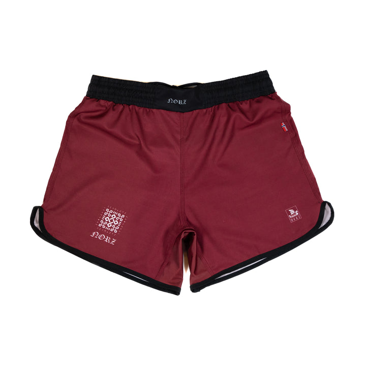 MENS BURGUNDY Shorts Midcut