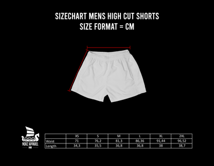 MENS Tropical Norz Grappling Shorts - High Cut